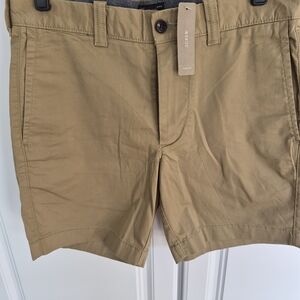 J. Crew Men's Khaki Flat Front Shorts